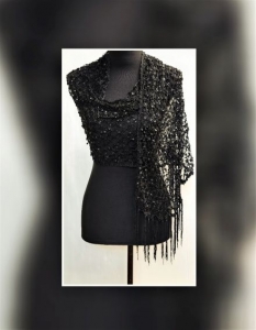 Beaded Shawl BDL-013A